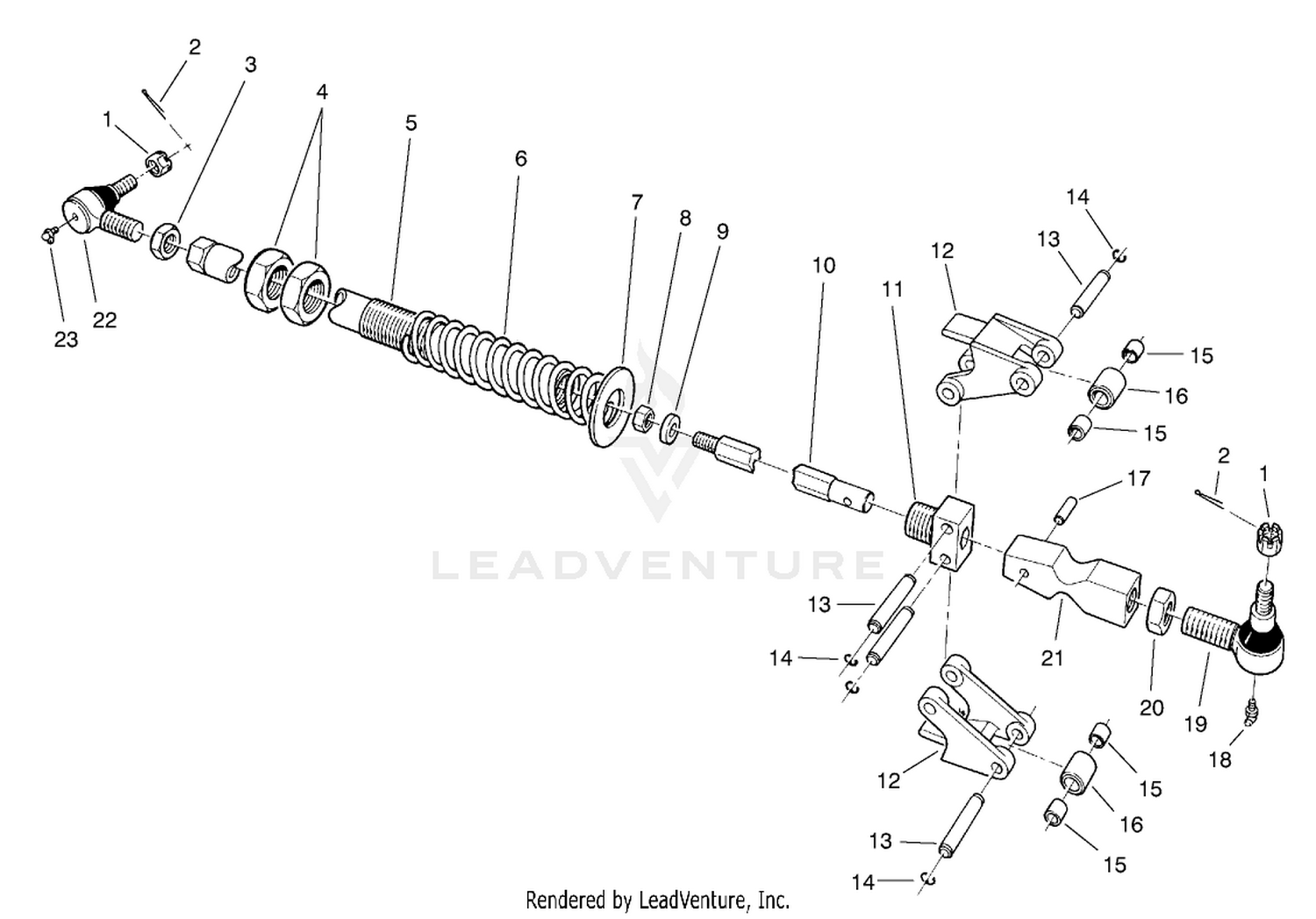 Wing Deck Latch Assembly