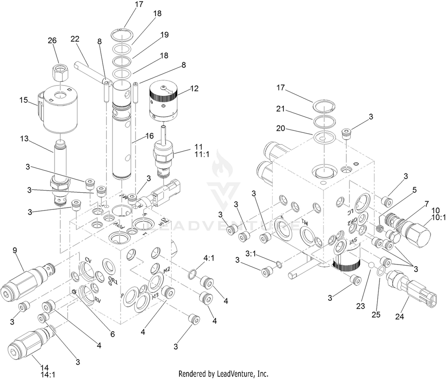 Mow Manifold Assembly No. 139-6025