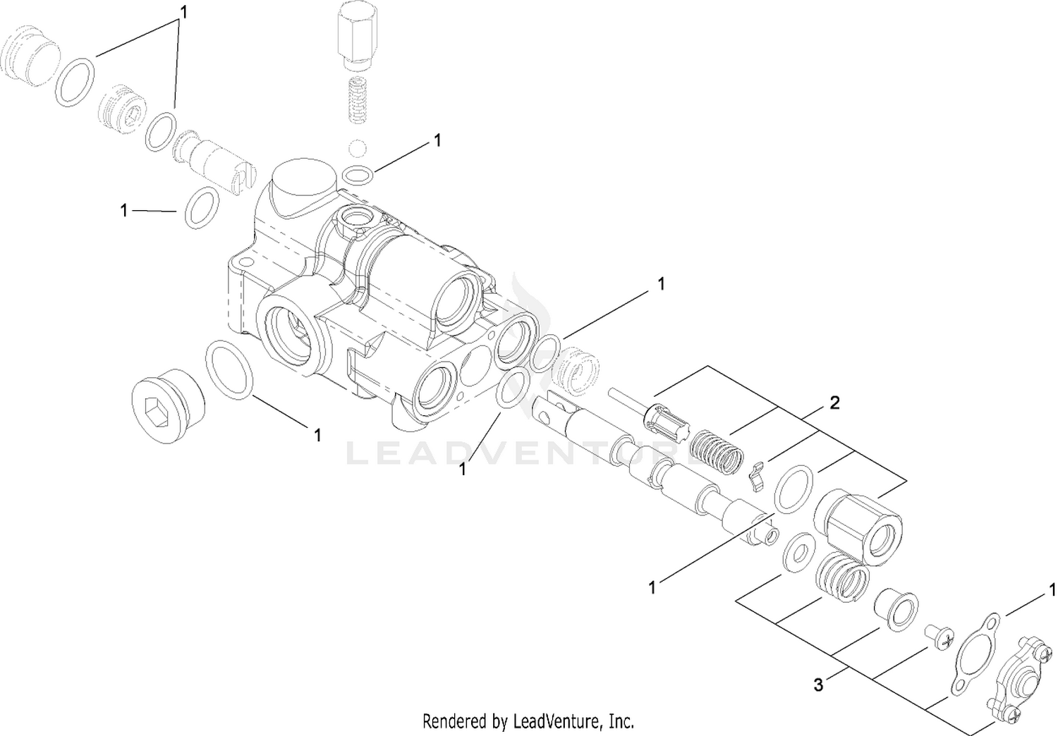 Hydraulic Valve Assembly No. 114-2877