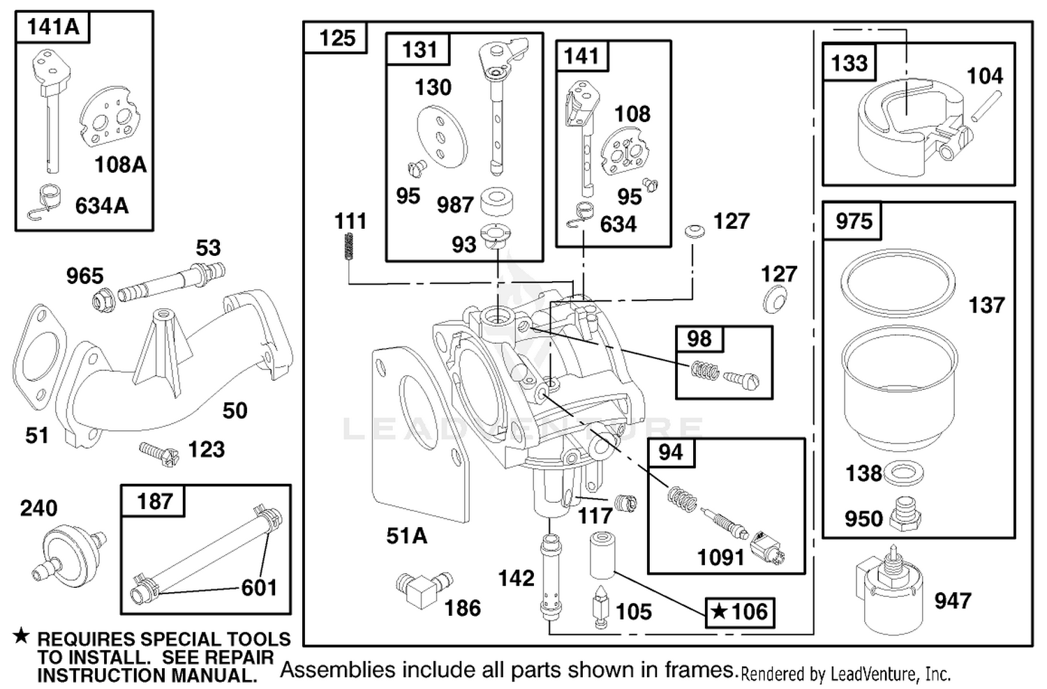 Engine Briggs  Stratton Model 28n777-1174-E1 4