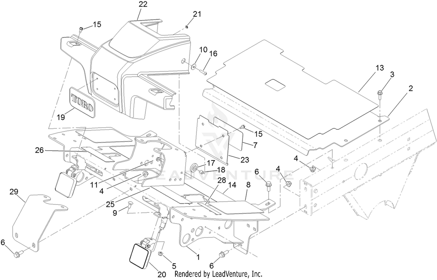 Operator Platform Assembly