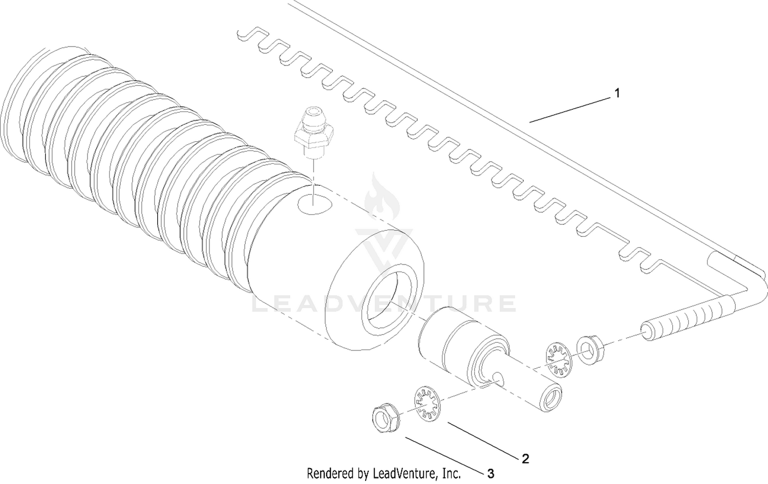 Narrow Wiehle Scraper Assembly
