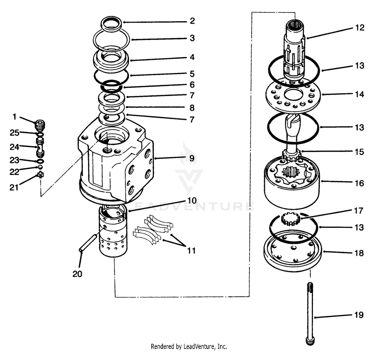 Power Steering Valve Assembly No 69-1850