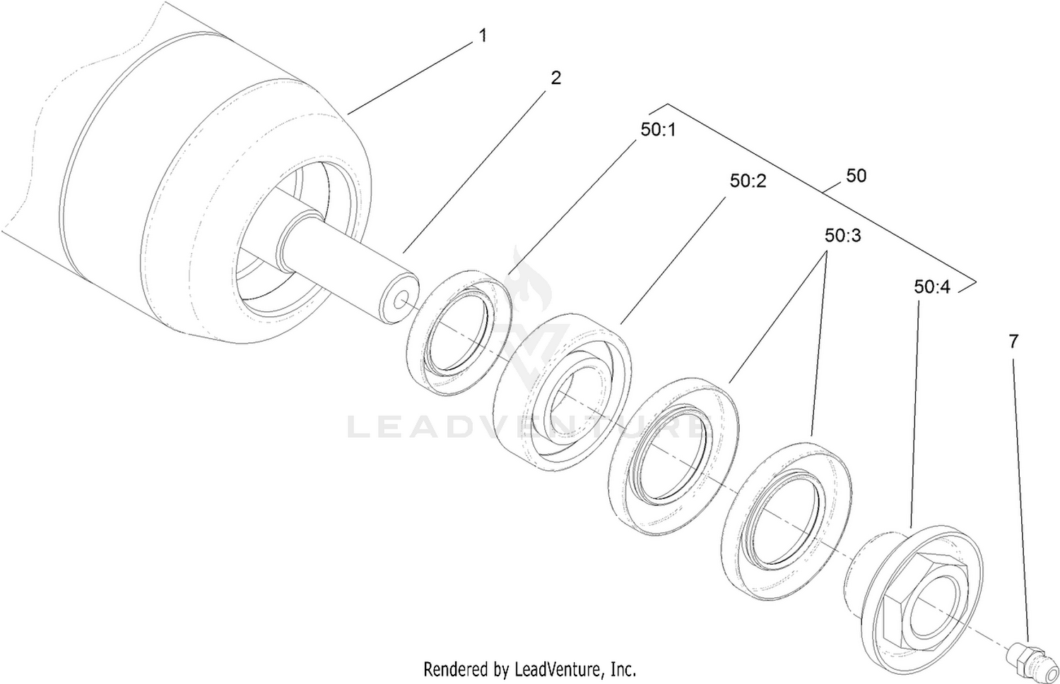 Optional Full Front Roller Assembly No. 137-6121