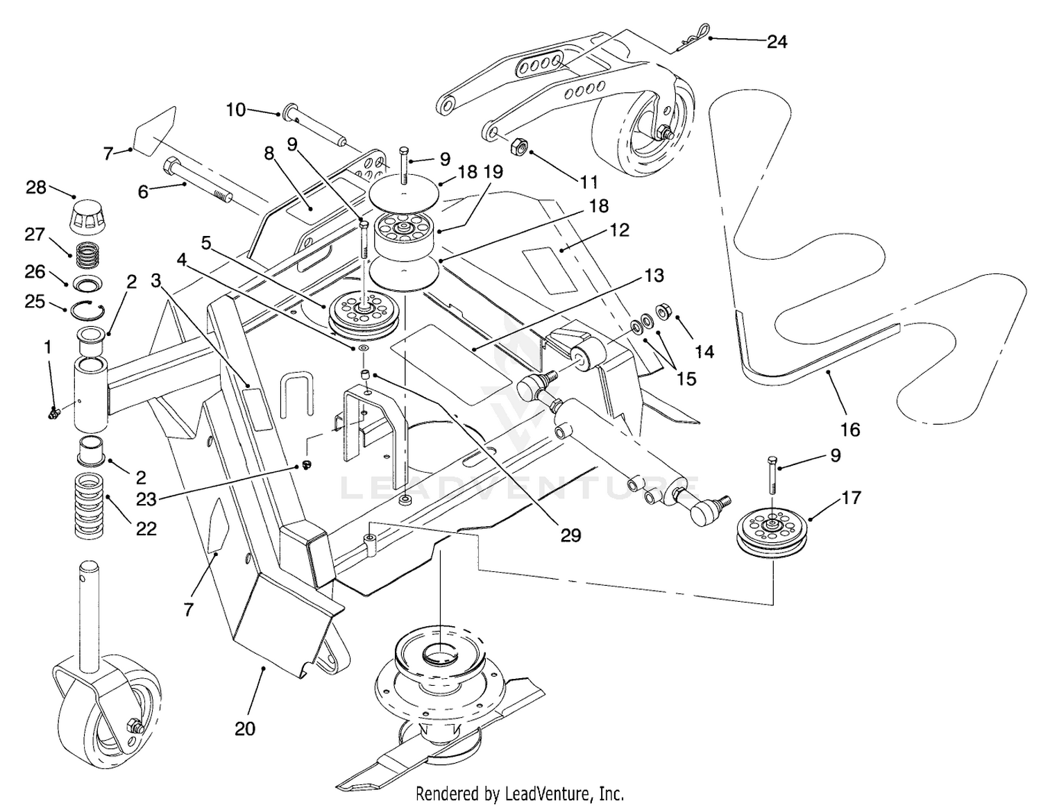 Wing Deck Assembly-R.h.