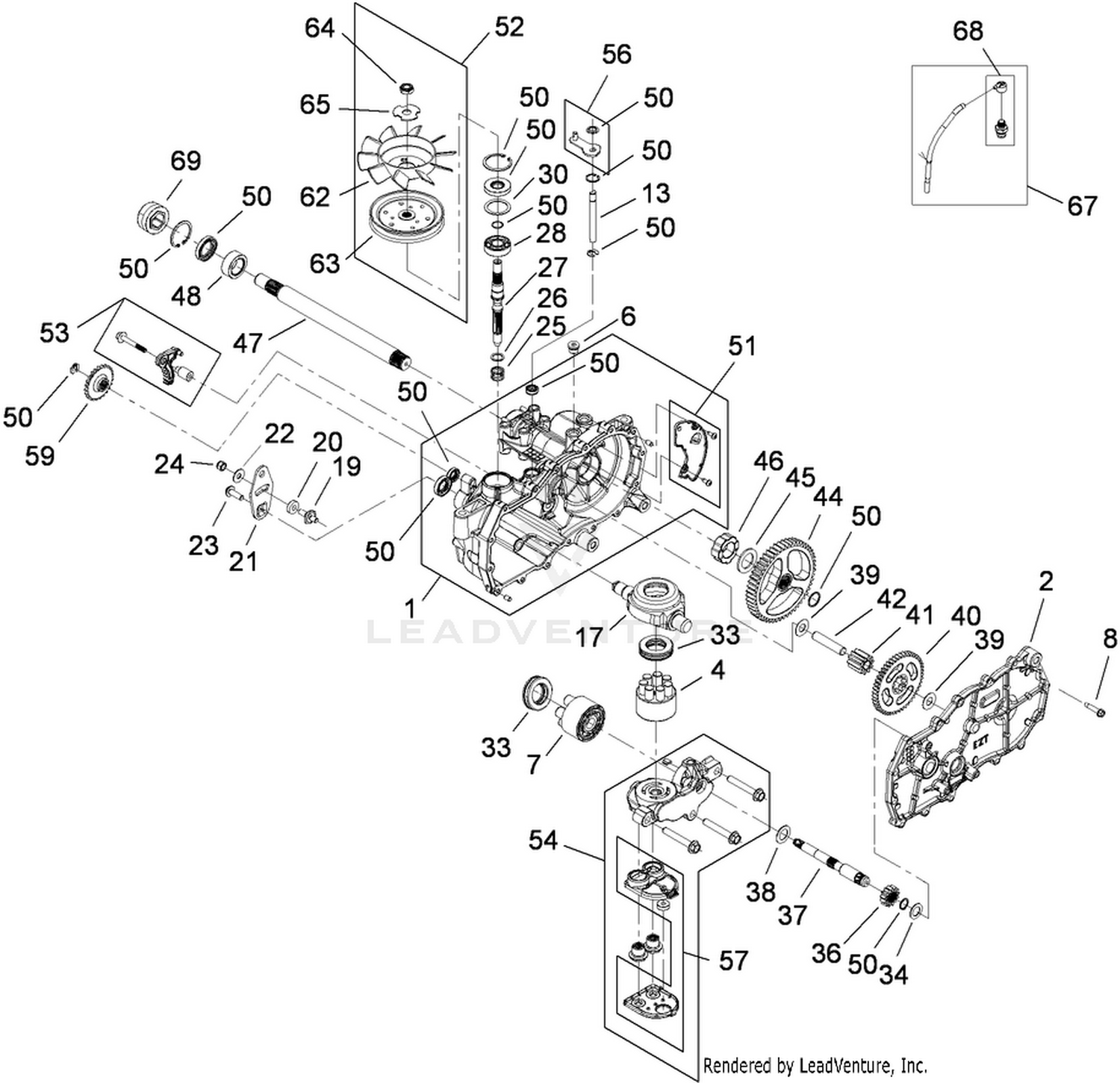 RH Hydro Assembly No. 110-6771