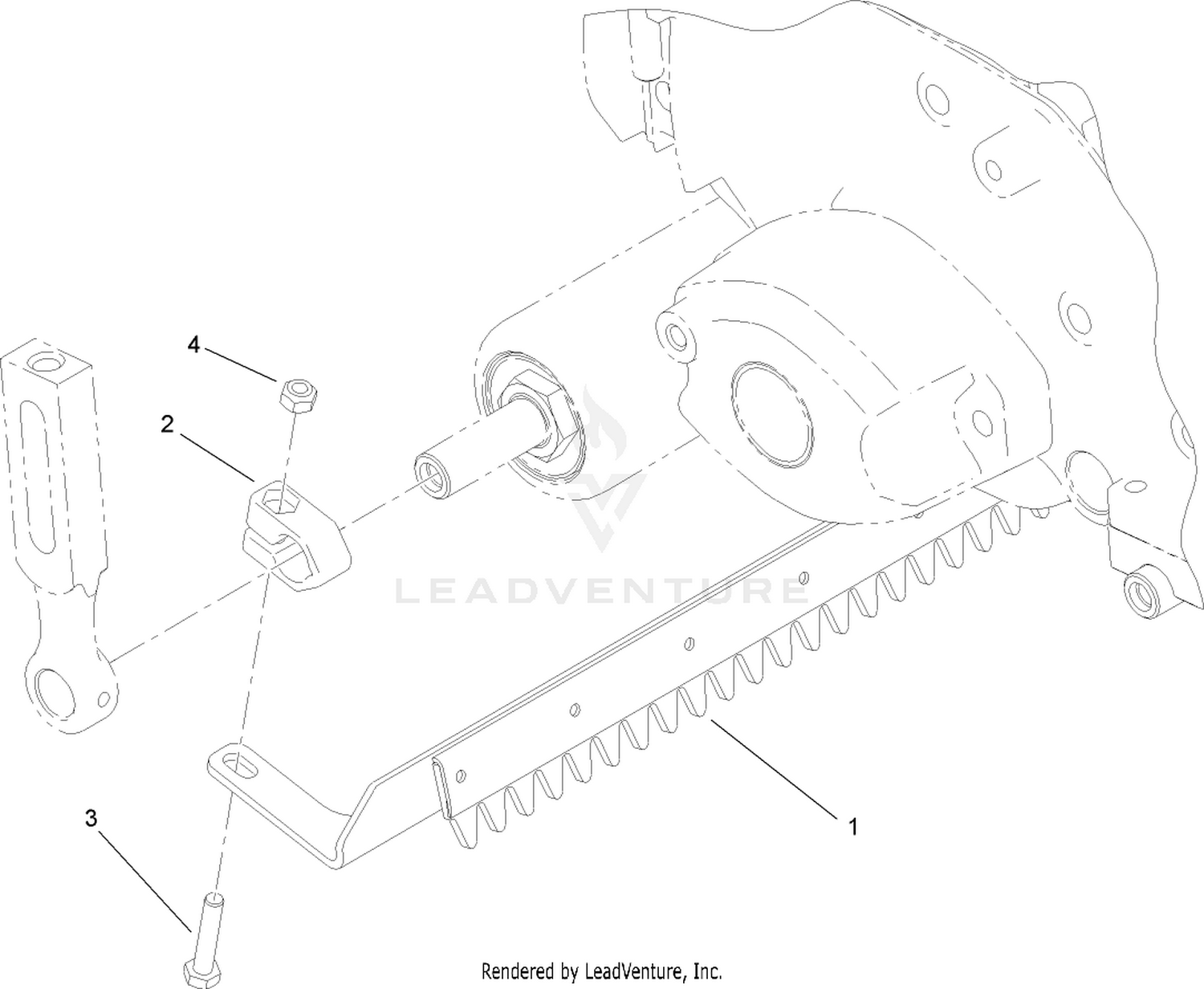 21 Inch Full Scraper Comb Assembly No. 110-3968