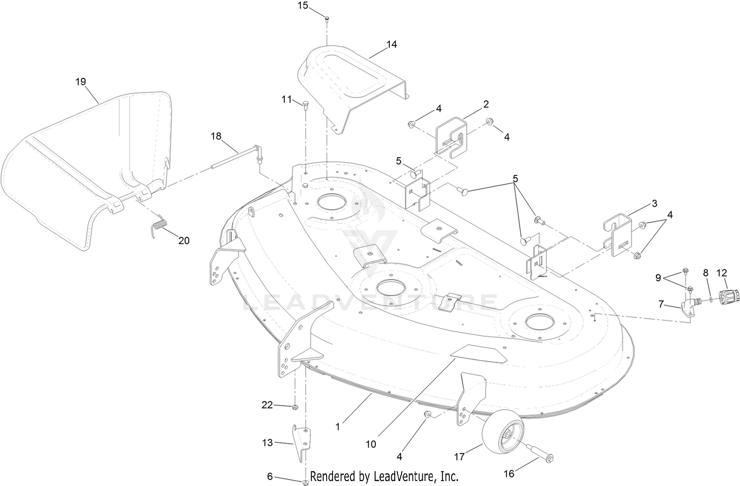 50 Inch Deck Assembly