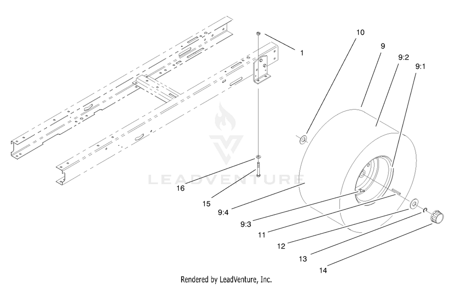Rear Wheel Assembly