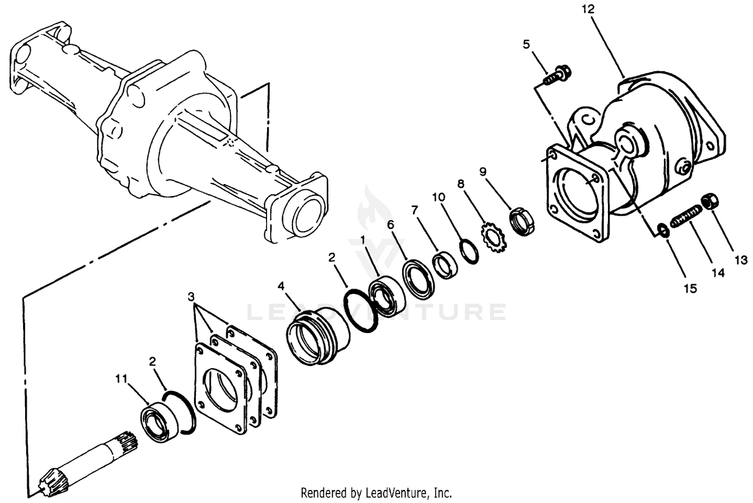 Sleeve Assembly Axle No. 74-5620 (model No. 30455 Only)