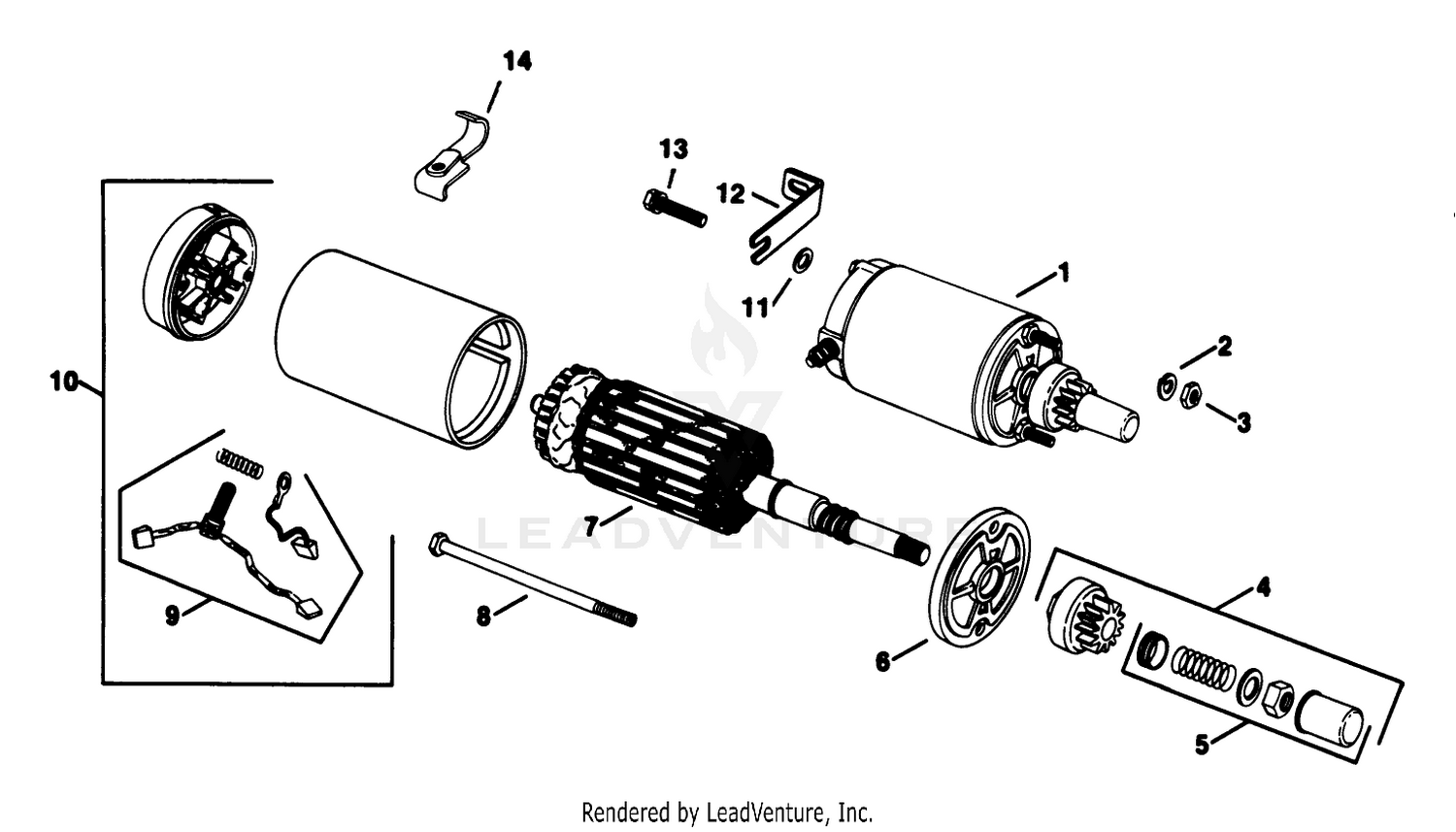 Electric Start-Engine Kohler Model No. Kt17qs Type No. 24324 (continued)
