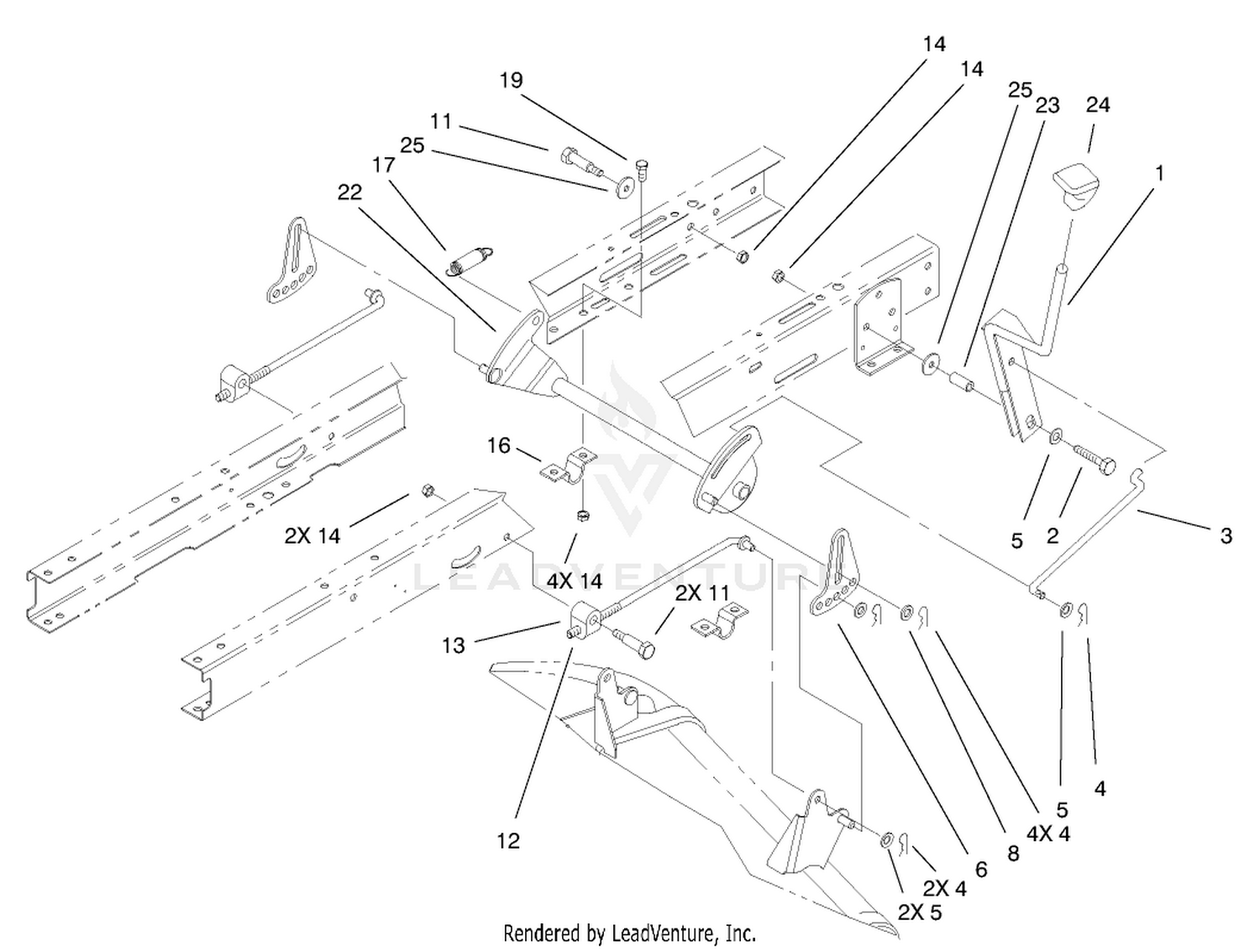 Height of Cut Components Assembly