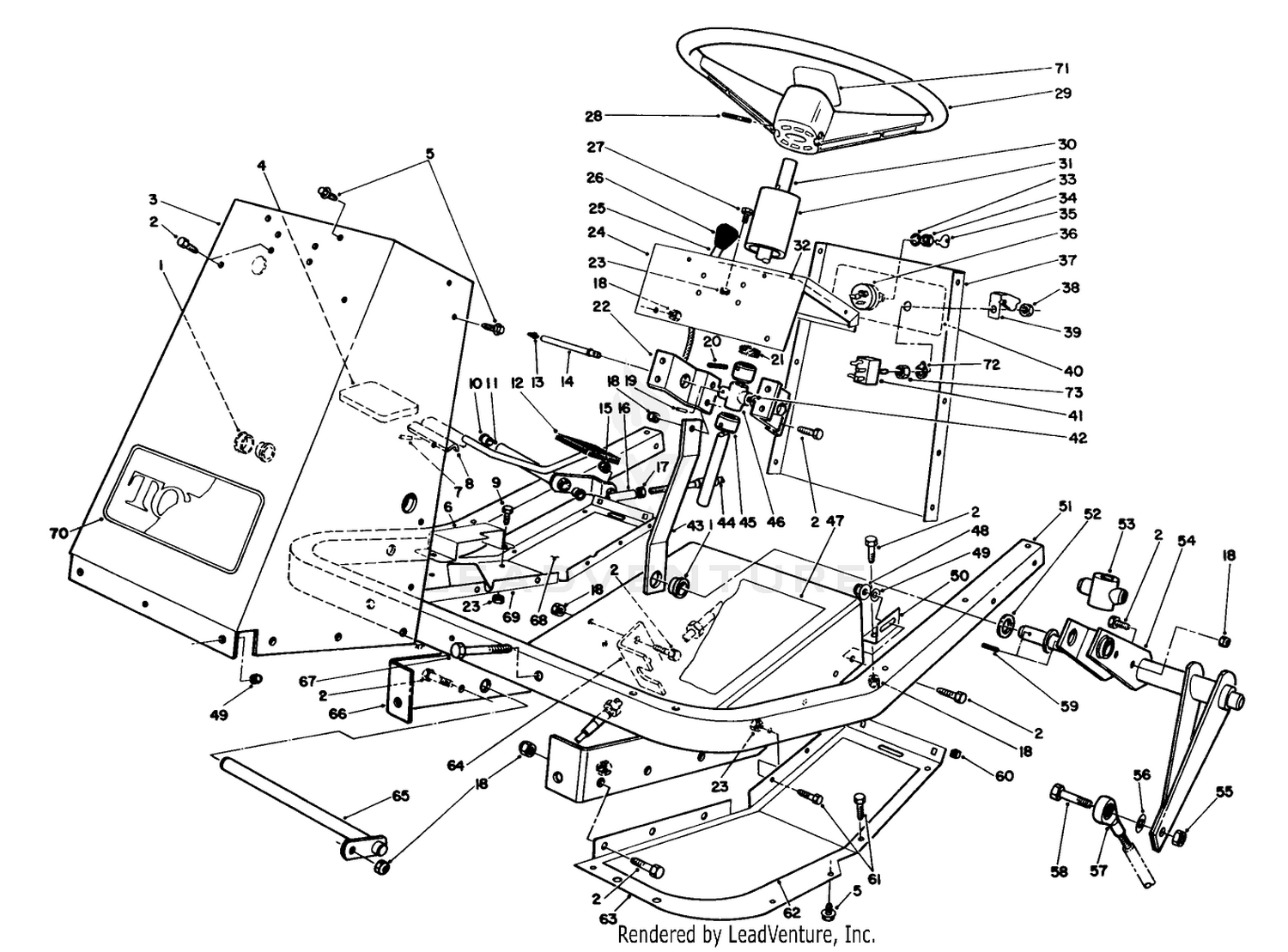 Frame  Steering Assembly