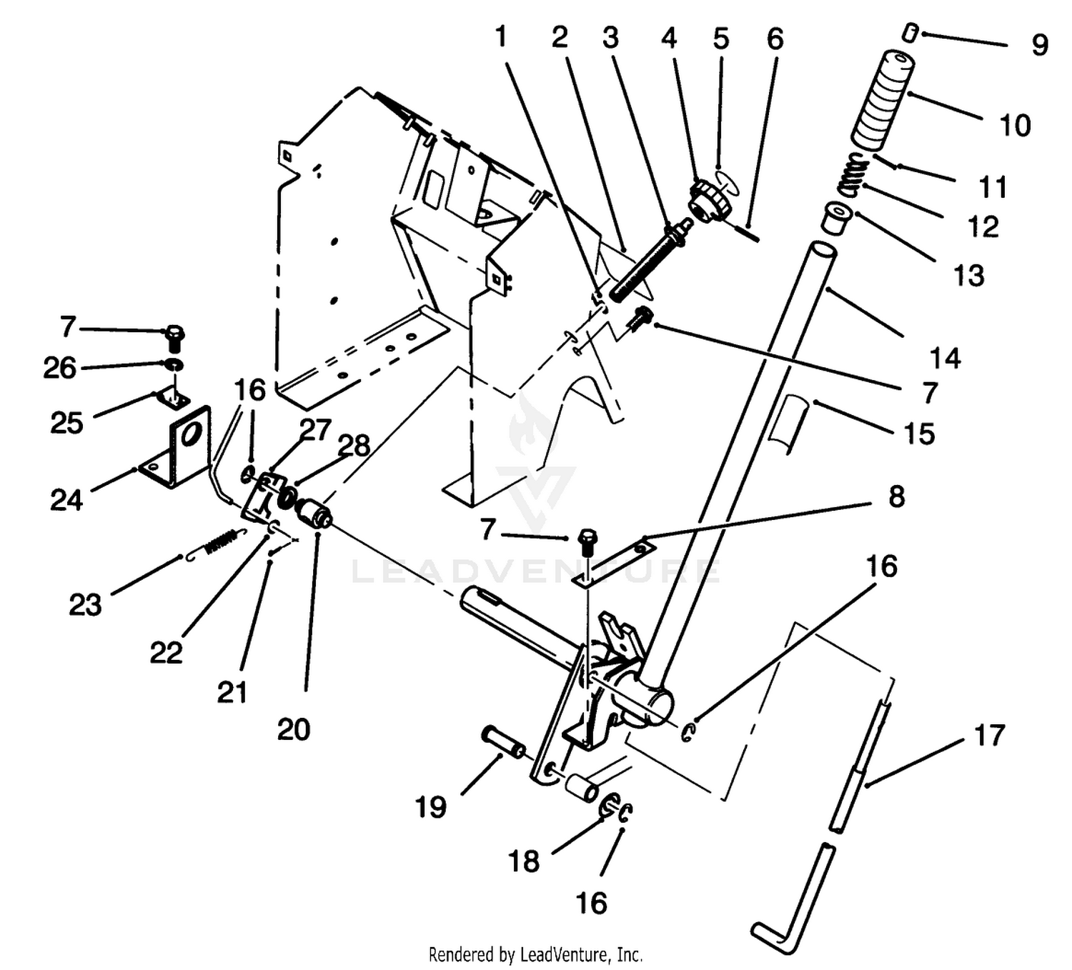 Lift Bar Linkage Assembly