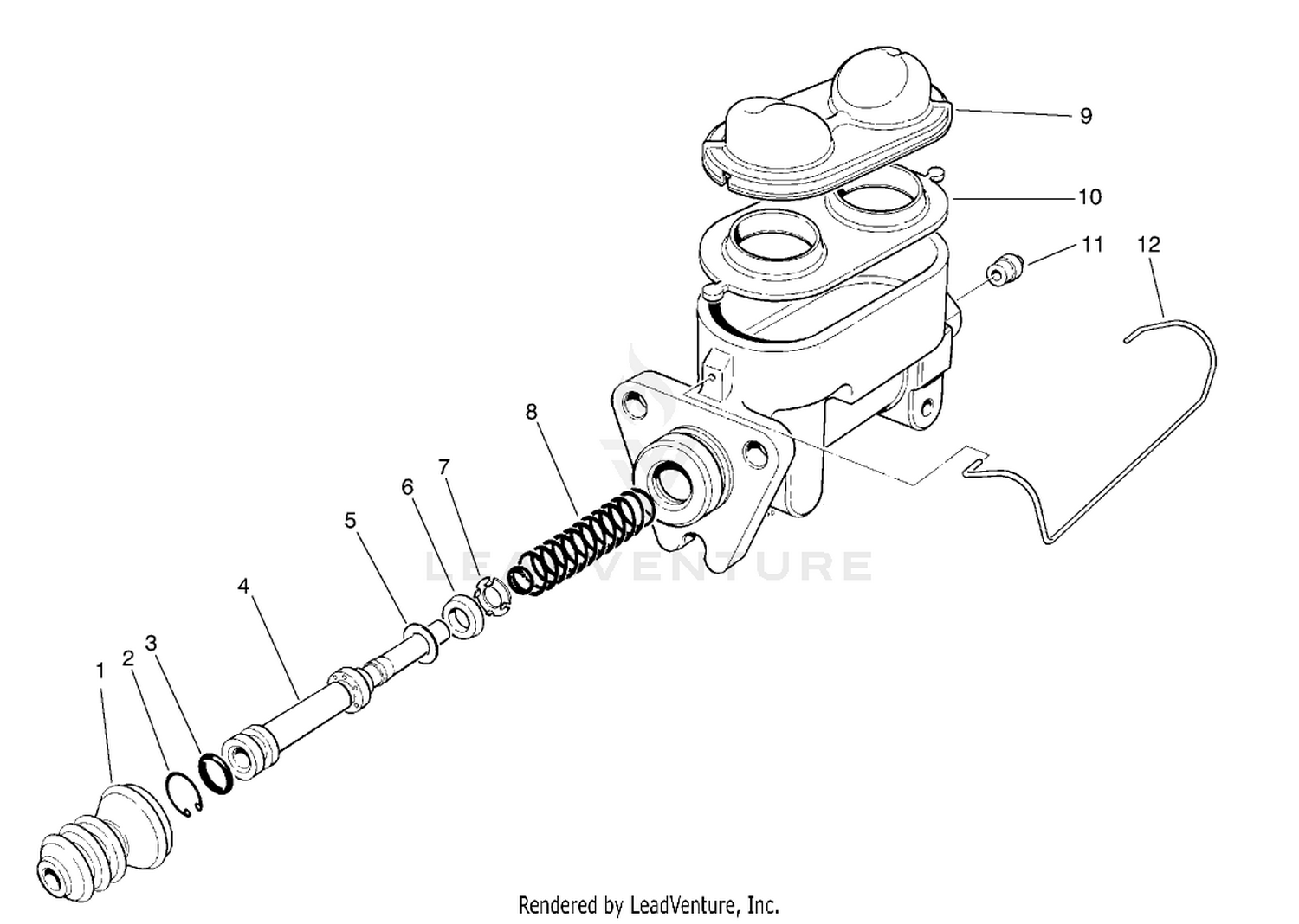 Brake System Master Cylinder No. 69-2640