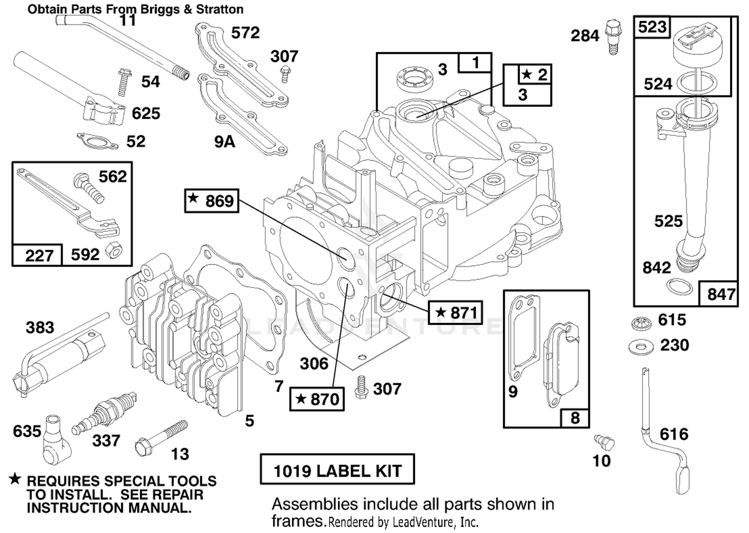 Engine Briggs  Stratton Model 12f802-0667-01