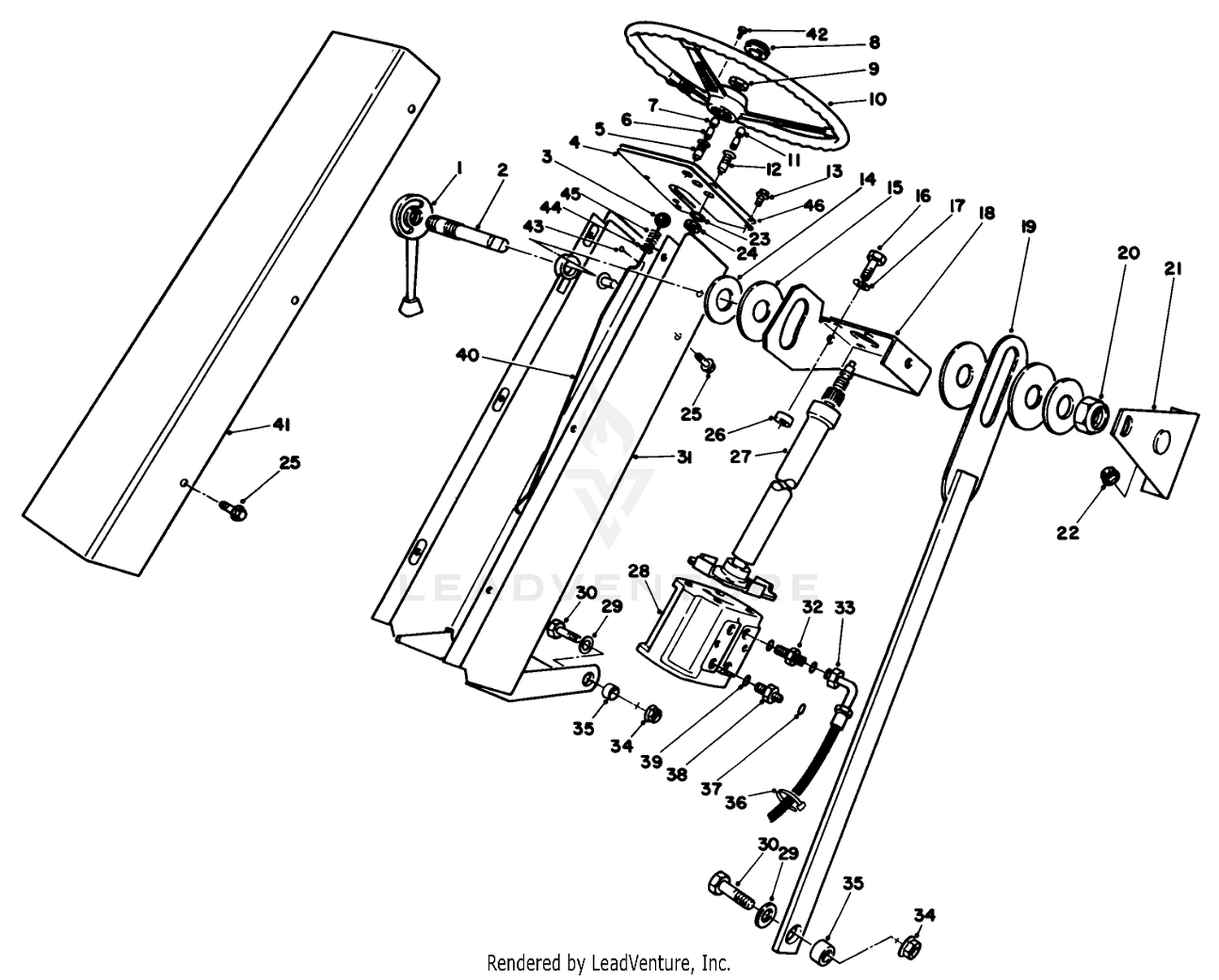 Steering Tower Assembly