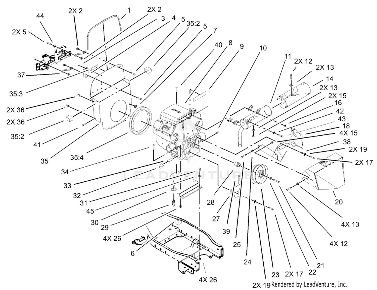 Air Cooled Engine Assembly