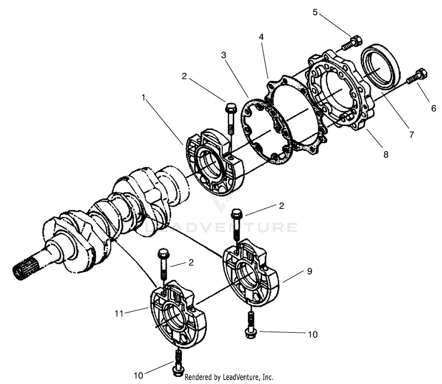 Main Bearing Case Assembly