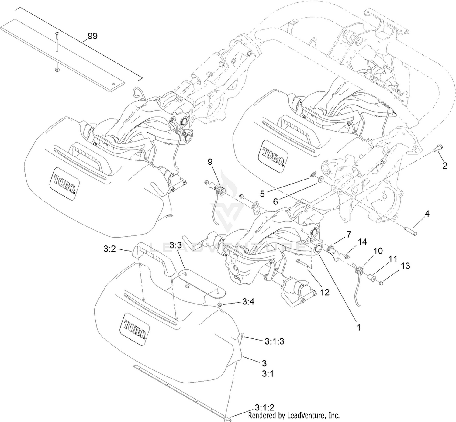 Suspension and Basket Assembly
