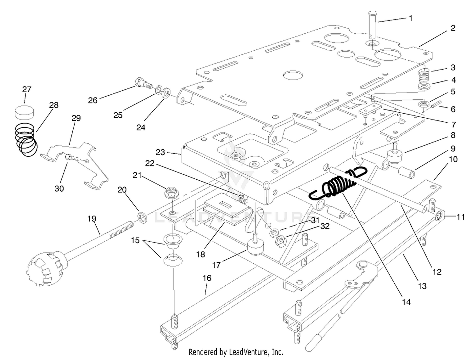 Seat Suspension Assembly