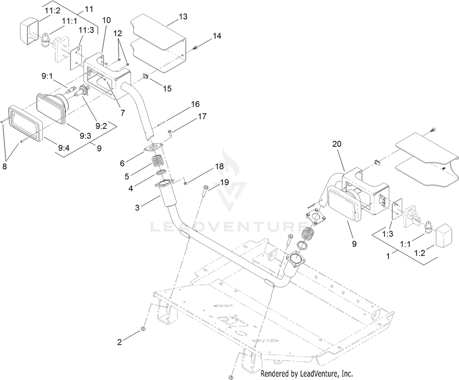 Headlight Mount Assembly
