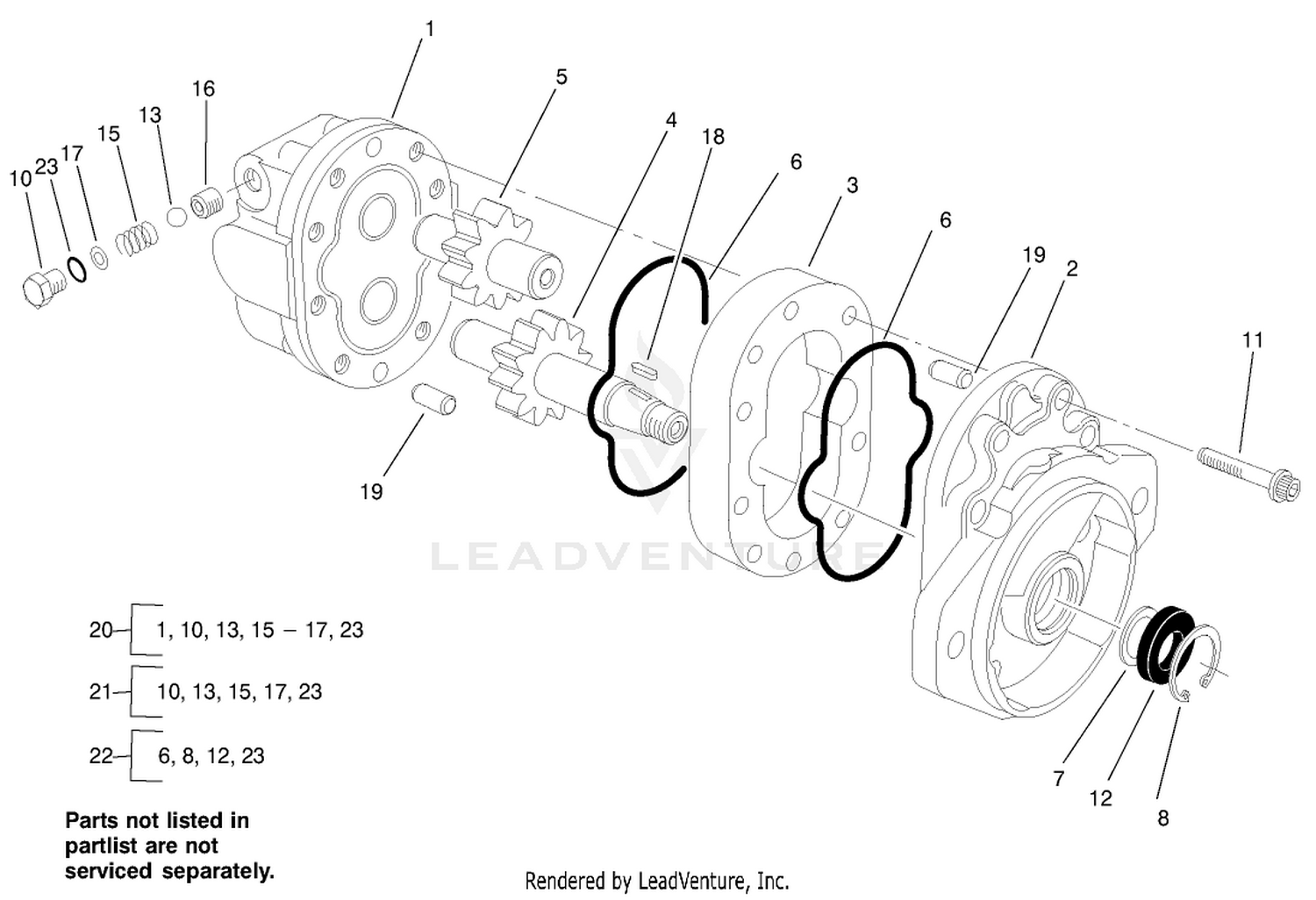 Gear Motor Assembly No. 93-6975