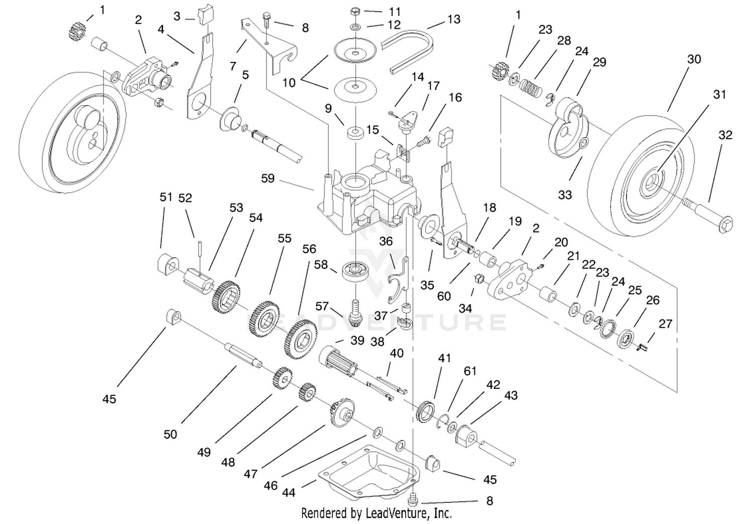 Gear Case Assembly