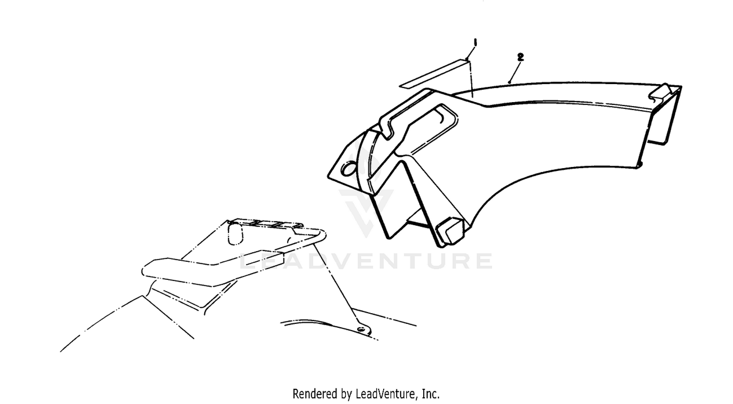 Side Discharge Chute Model No. 59168 (optional)