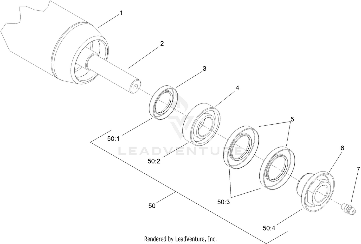 Short Roller Assembly No. 114-5406