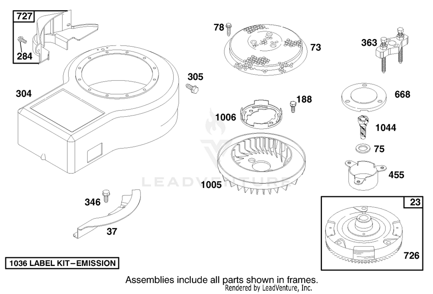 Engine Briggs  Stratton Model 28n707-1131-E1 7