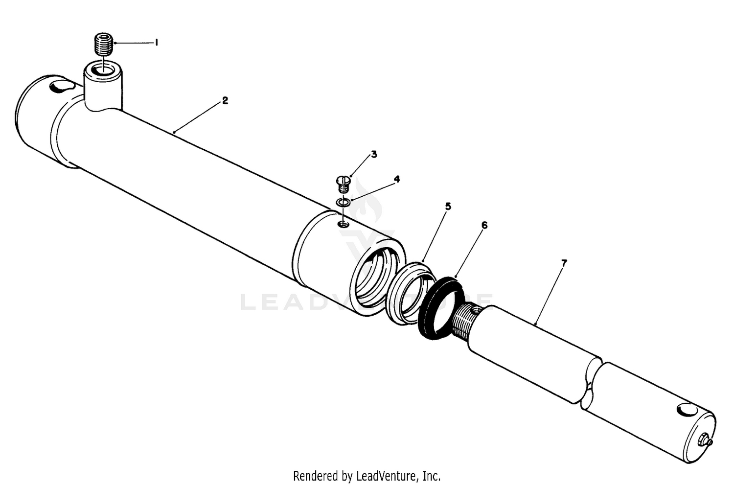 Hydraulic Cylinder No. 74-3460