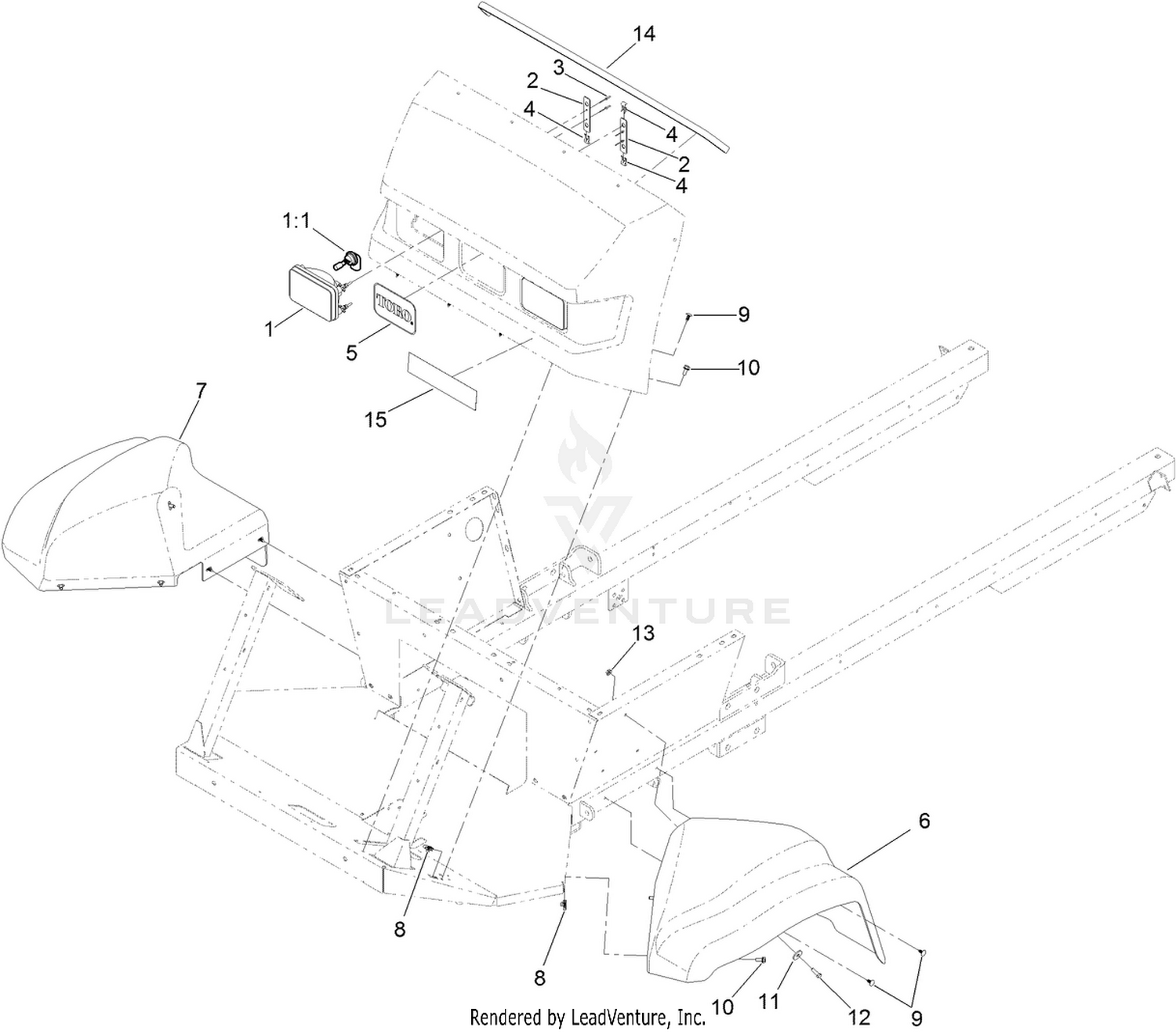 Hood and Fender Assembly
