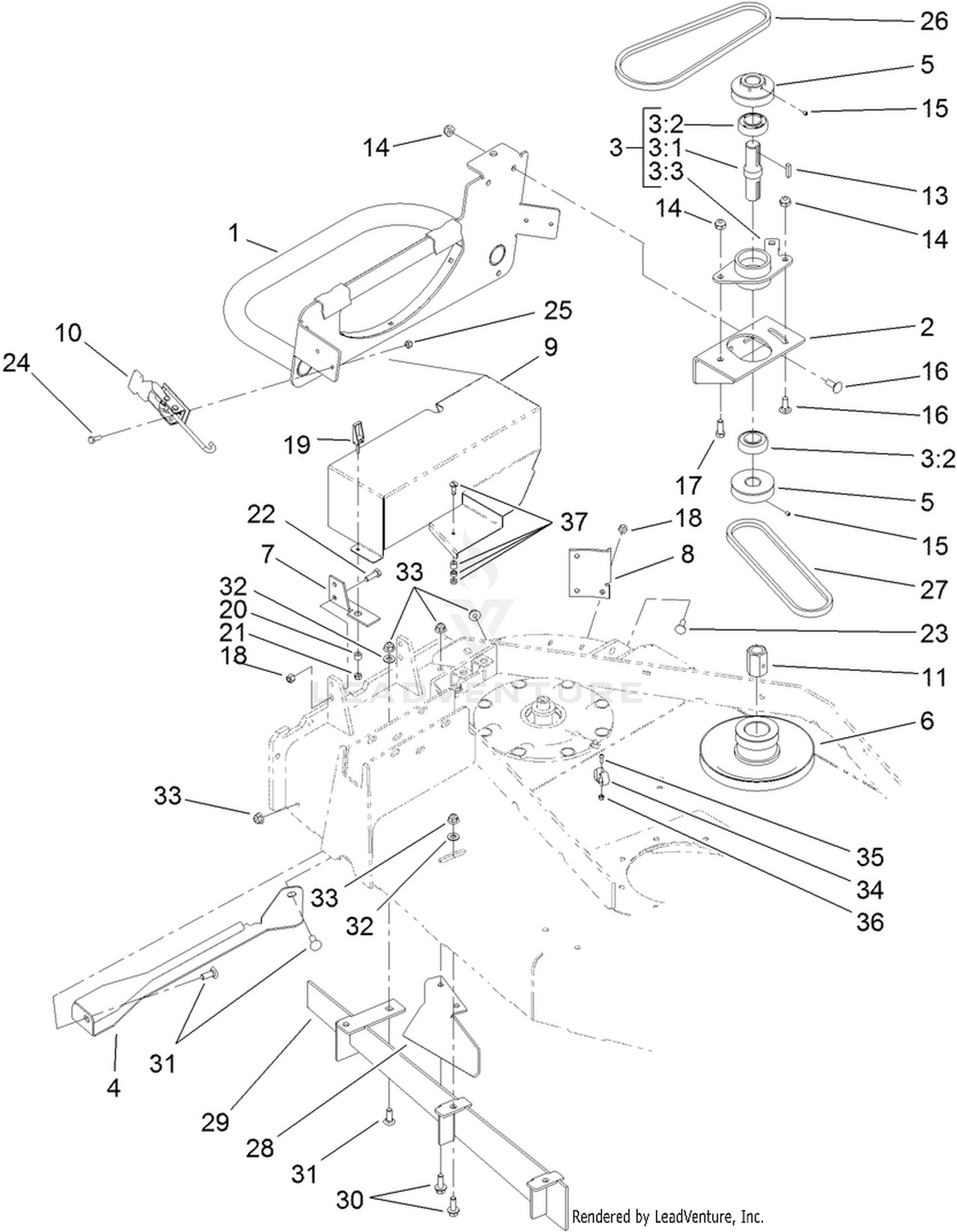 Belt and Pulley Assembly