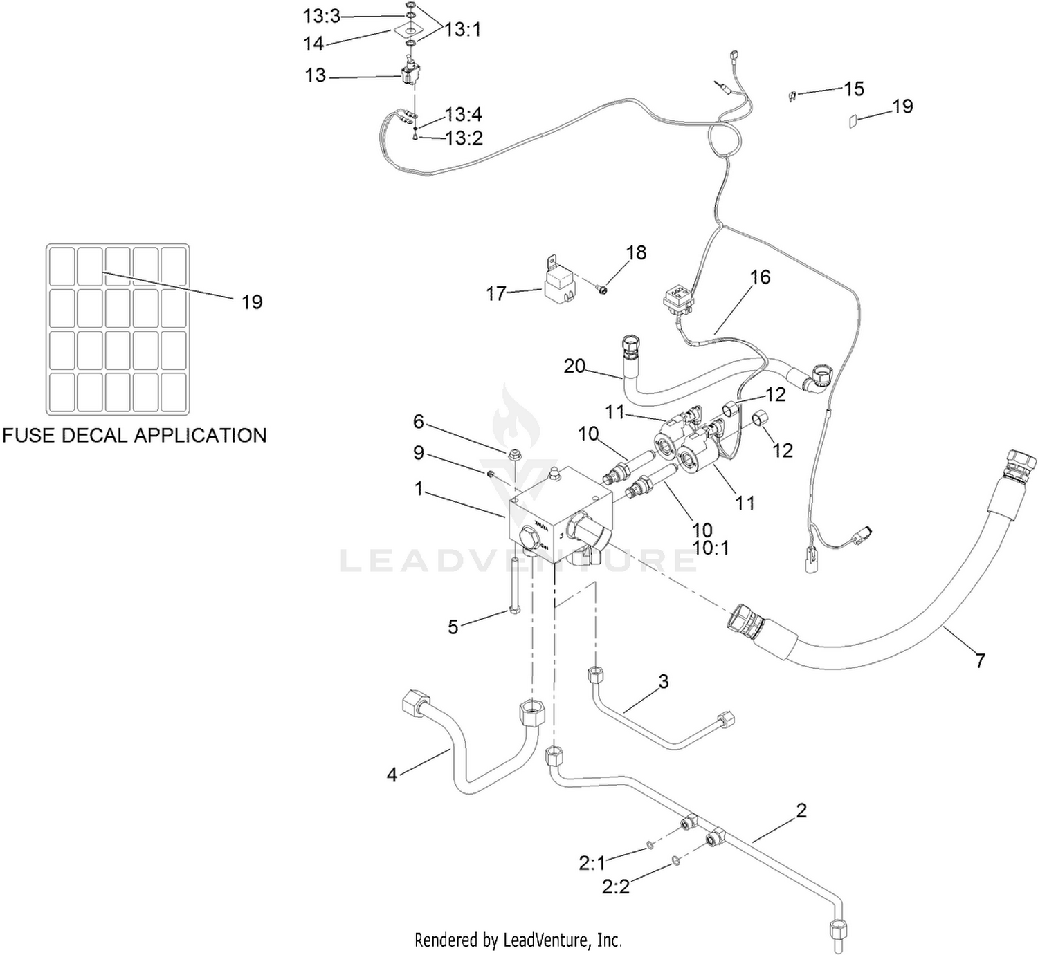 Manual Flow Divider Assembly