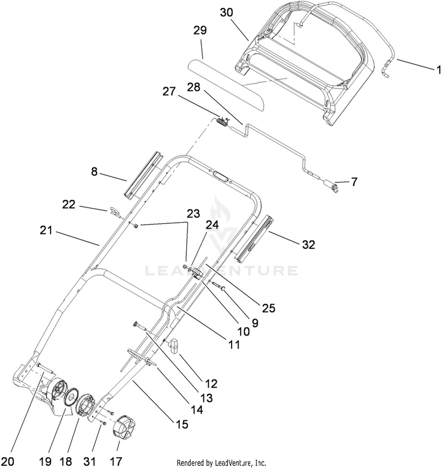 Handle and Control Assembly