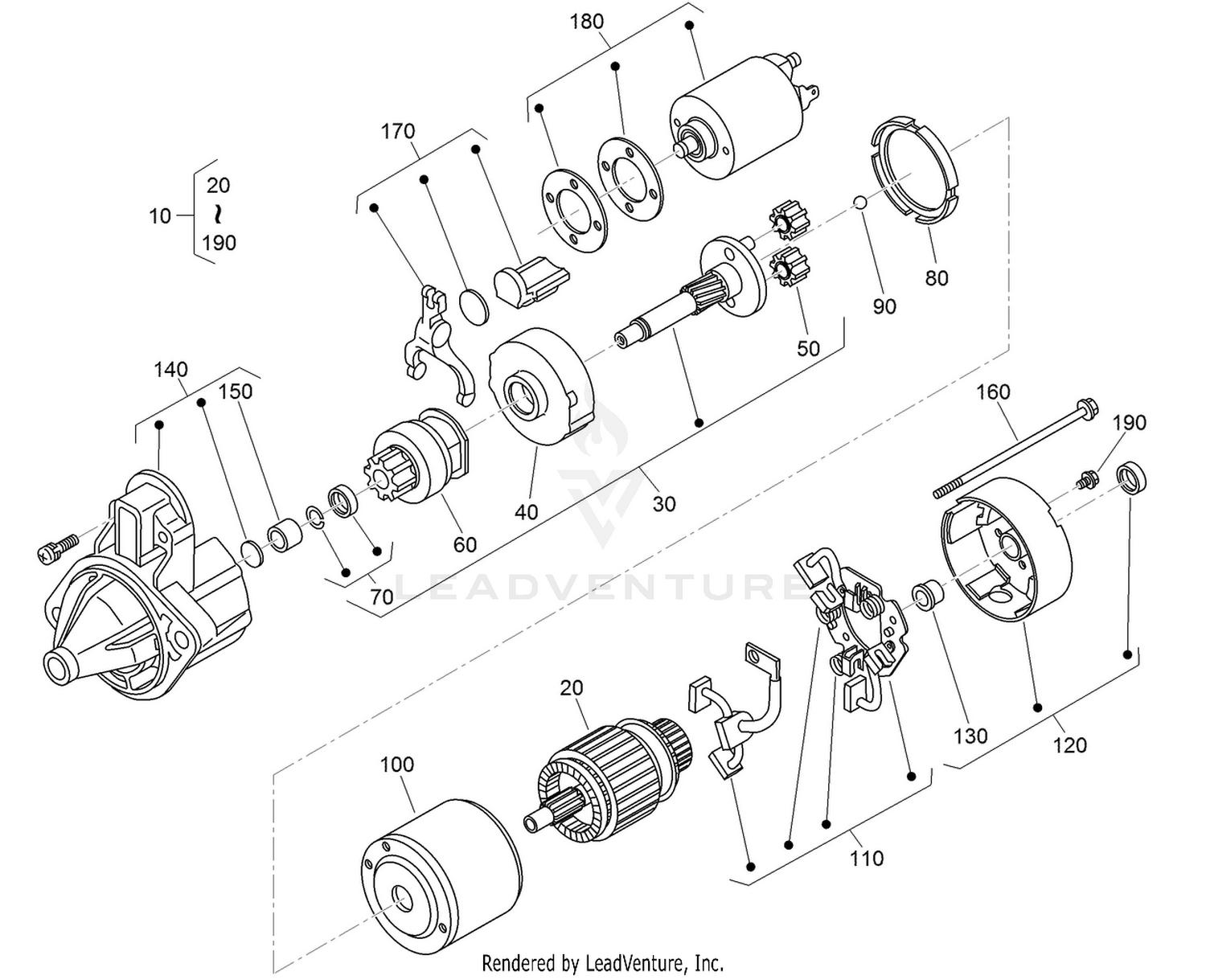 Starter Component Assembly