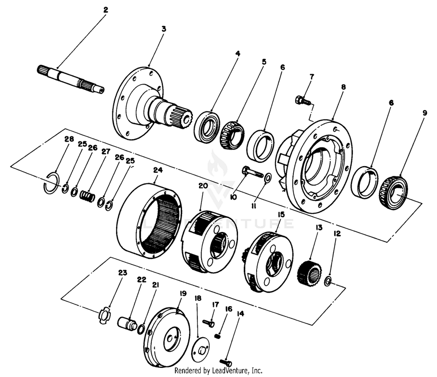 Planetary Gear Assembly No. 69-1730