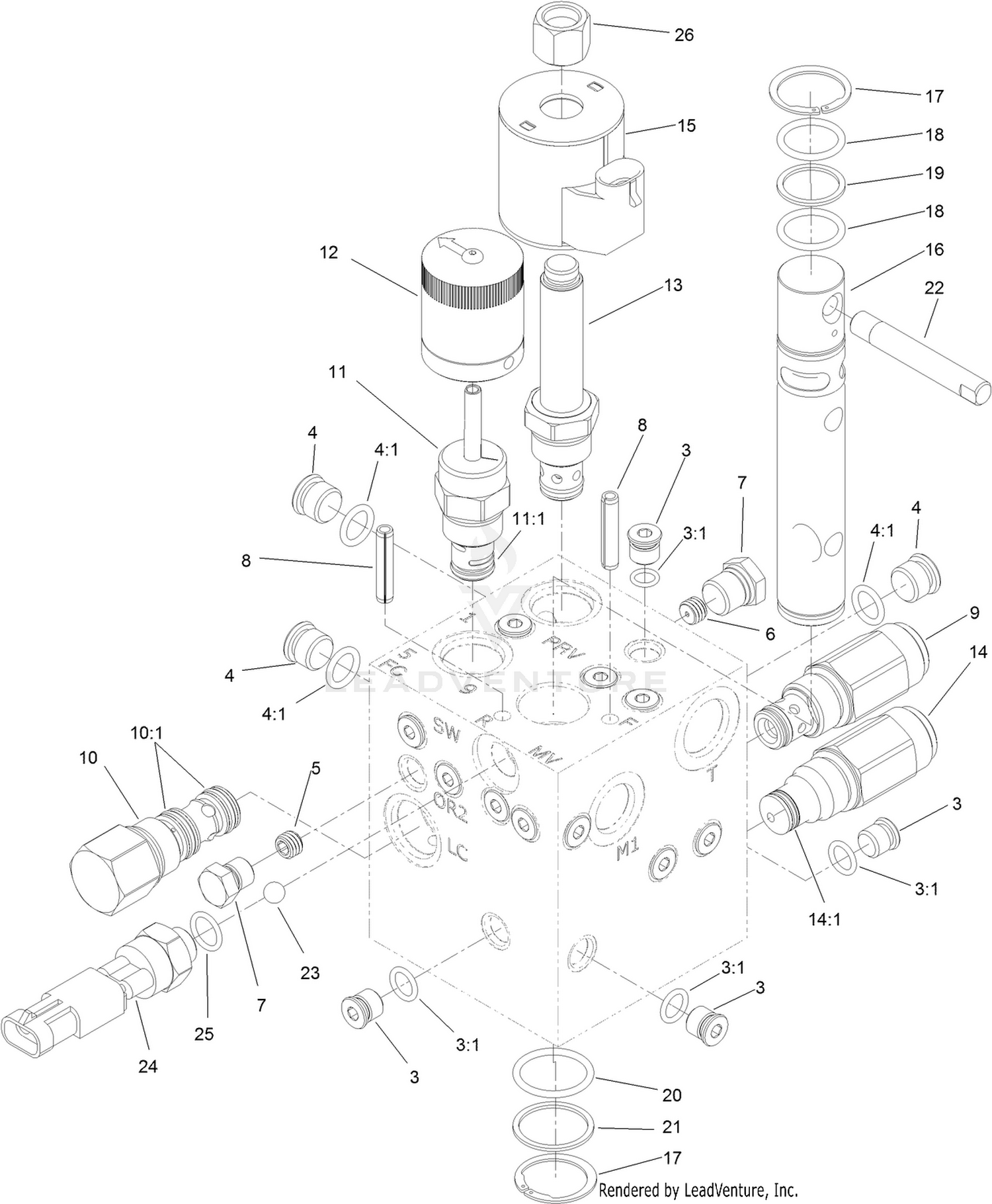 Mow Manifold Assembly No. 120-2058