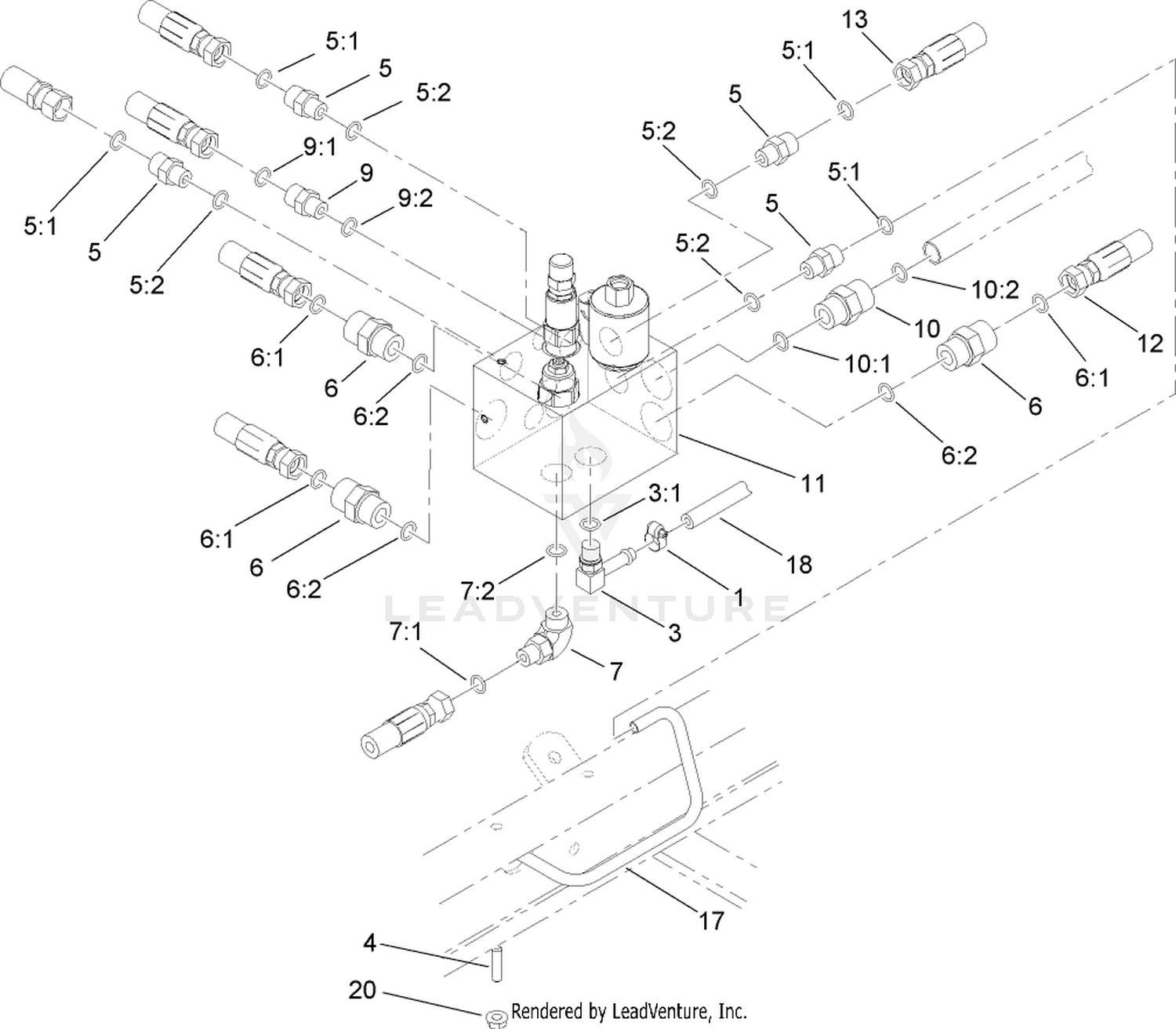 Manifold Block Installation Assembly