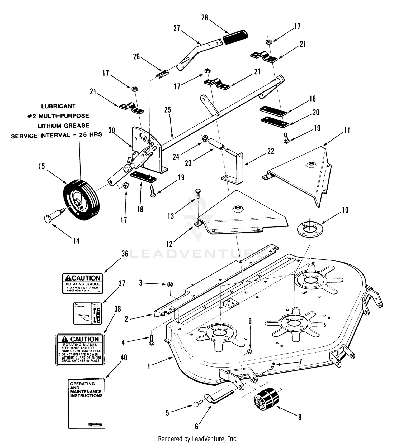 Rear Discharge Mower-42 In. (107 Cm)