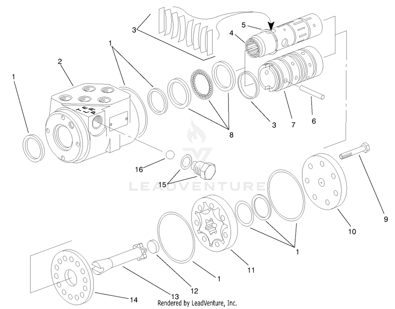 Steering Control Valve Asm. 93-5165