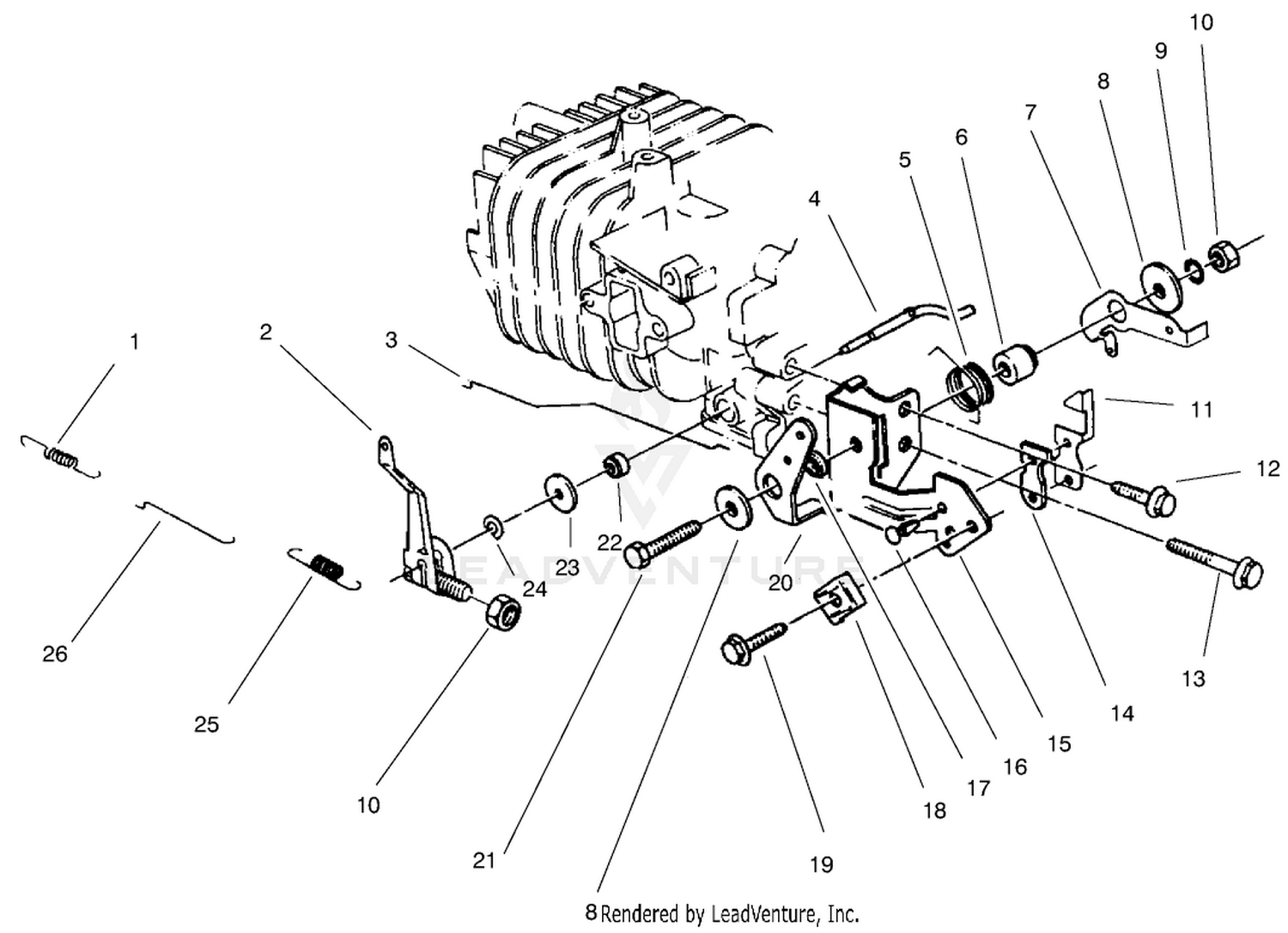 Governor Assembly (model No. 47ps5-3)(serial No. 6900001-7901902)(model No. 47pt7-3)(serial No. 7901903  Up)