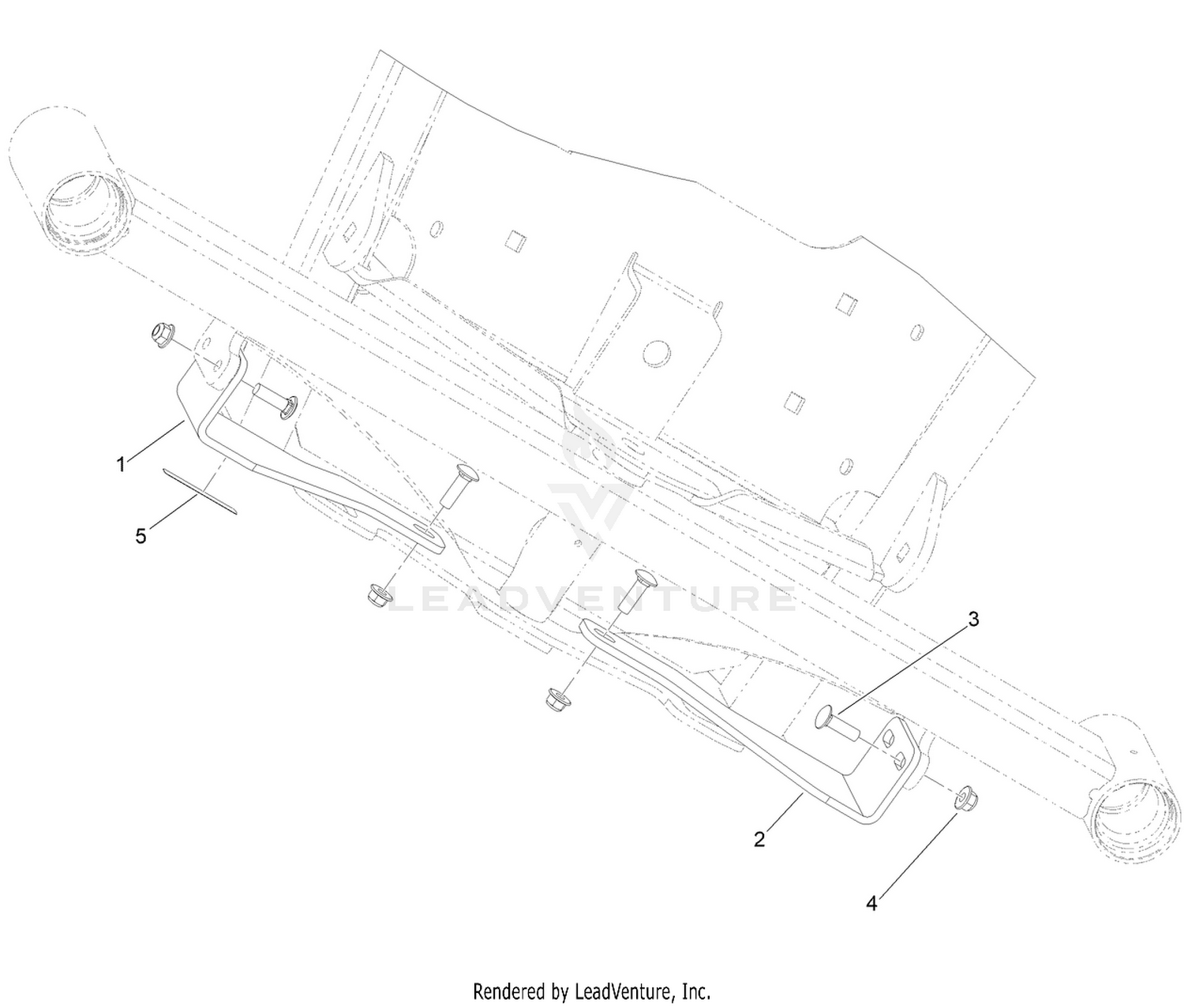 Axle Strap Kit Assembly