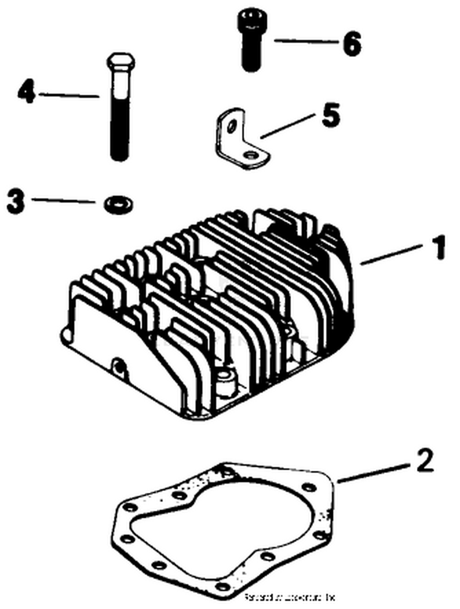 Cylinder Head-Engine Assembly-Kohler Model No. M16s-711533 (continued)