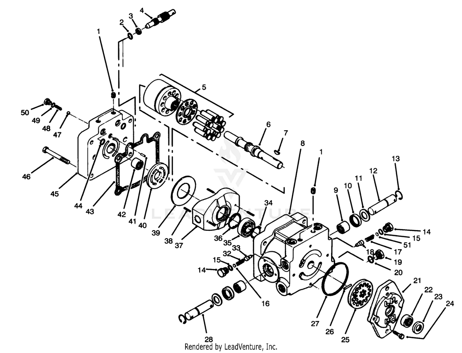 Hydraulic Pump Assembly No. 85-8240