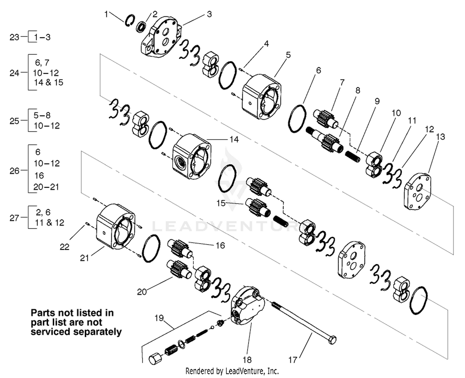 Gear Pump Assembly No. 98-9796