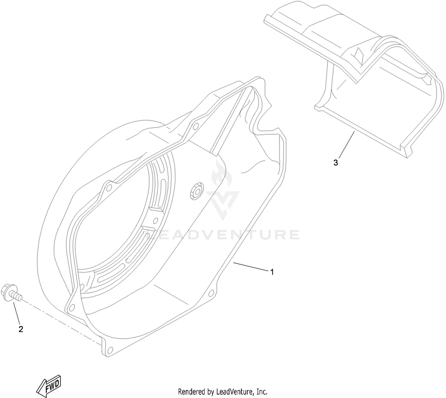 Starter Air Shroud Assembly