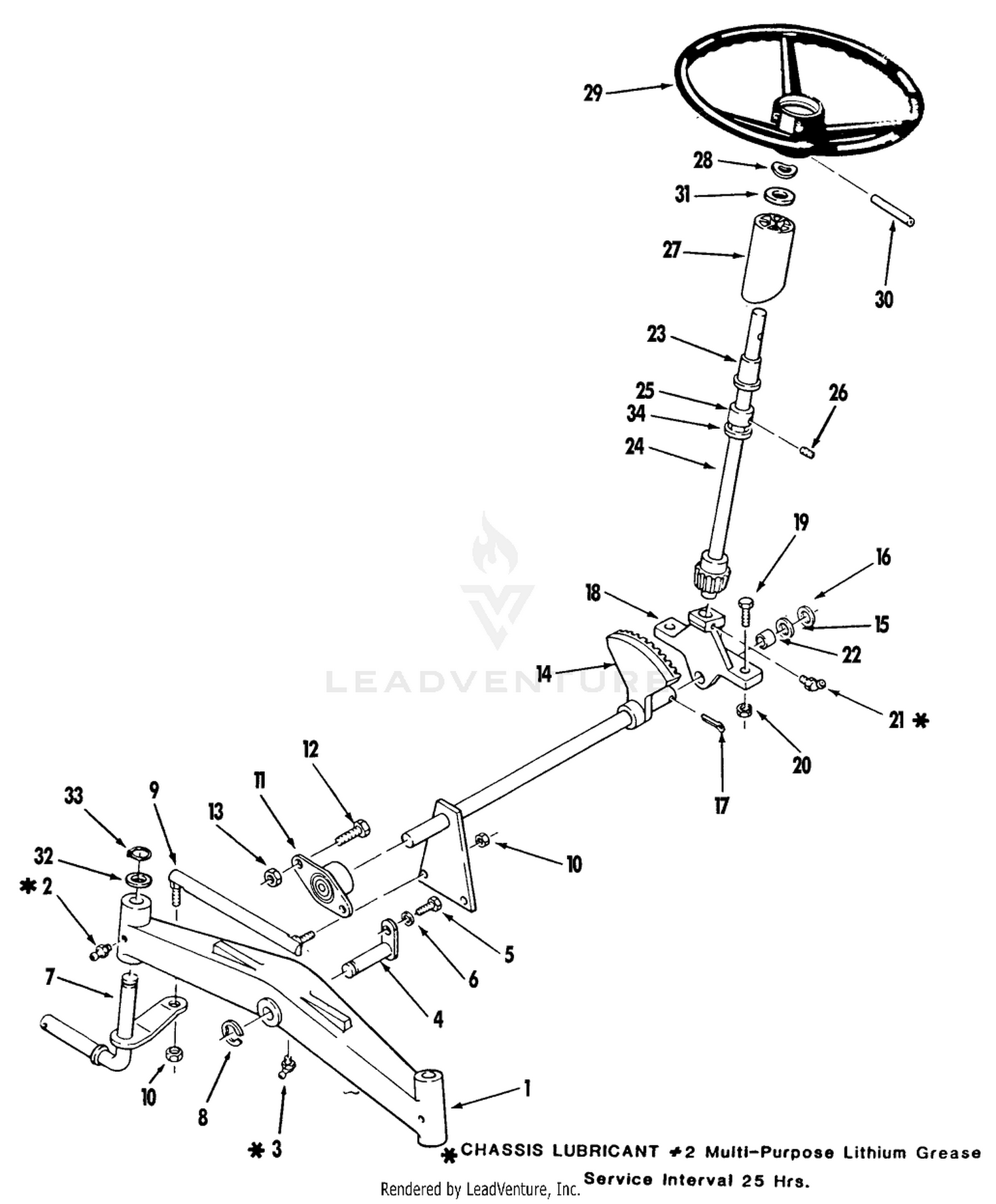 FRONT AXLE AND STEERING