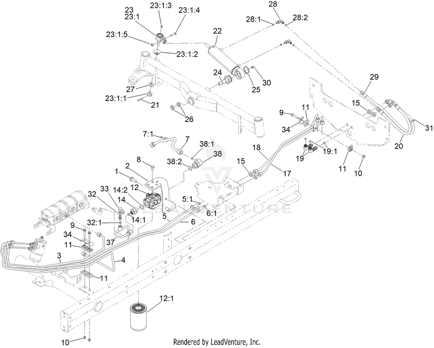 Steering Hydraulic Assembly